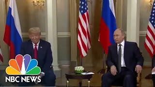 Donald Trump And Vladimir Putin Sit Down For Face-To-Face Talks | NBC News