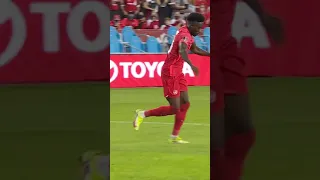 Alphonso Davies burns Panama defender to score for CANADA! 🇨🇦 #shorts