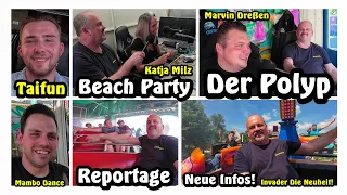 Reportage - Der Polyp (Marvin Dreßen), Infos zu Invader, Beach Party (Milz) - Porzer Inselfest 2024