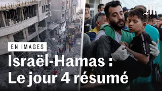 Guerre Israël - Hamas : le résumé de la quatrième journée de combats