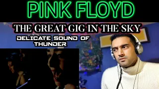 Pink Floyd - The Great Gig In The Sky (Live, Delicate Sound Of Thunder) - first time reaction.