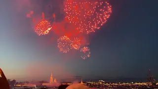 Салют День ВМФ в Санкт-Петербурге  28.07.2019