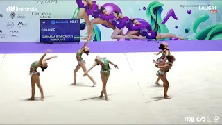 Club Gimnasia Rítmica Dos Hermanas - Santander, España 2024 - Benjamin Base