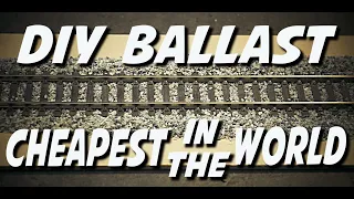 Ballast-Model Railway, How to make your own , NEW cheapest and best