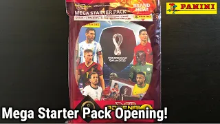 Mega Starter Pack Opening! - Panini Adrenalyn XL World Cup Qatar 2022 Trading Card Collection!