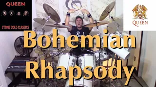 British Rock Drum Playthrough- Bohemian Rhapsody, (Queen) *Per request.