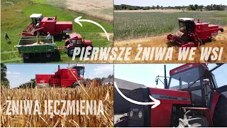 ROZPOCZĘCIE ŻNIW 2023!🔥¦PIERWSI WE WSI¦🔥 DRON VS DRZEWO?!🤔🔥*JĘCZMIEŃ*🔥¦BIZON ZO56 I URSUS 6014🌾¦KP¦