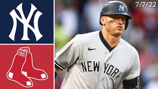 New York Yankees @ Boston Red Sox | Game Highlights | 7/7/22