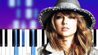 Taylor Swift - this is me trying (Piano Tutorial)