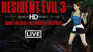 Resident Evil 3 Seamless HD Project ►HARD►NO SAVE►ALL BOSSES