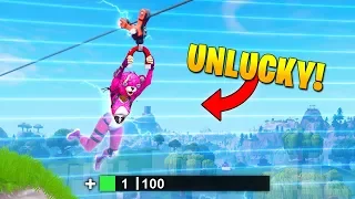 UNLUCKIEST ZIPLINE EVER! - Fortnite Fails & Epic Wins #44 (Fortnite Funny Moments)