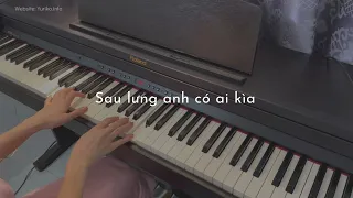 [#yuriko_playlist] Sau Lưng Anh có Ai Kìa - Thiều Bảo Trâm x Nguyễn Phúc Thiện | Piano Lyrics