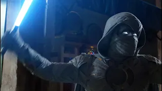 Moon Knight but with lightsabers