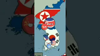 The Korean War #countryballs #history #onlyforeducation