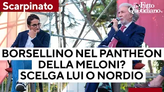Scarpinato: "Borsellino nel Pantheon di FdI? Meloni decida, lui o Nordio. Non possono stare insieme"