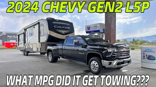 2024 Chevy Silverado 3500 LTZ: Here's What You Can Expect For MPG Towing A Big Fifth Wheel!