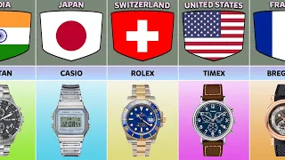 Wrist Watches From Different Countries