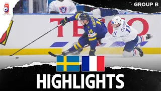 Highlights | Sweden vs. France | 2024 #MensWorlds