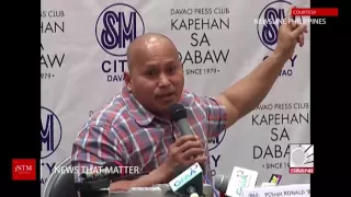 WATCH video PRESSCON DELA ROSA MAY KNOCK OUT PUNCH SA ILLEGAL DRUGS