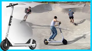 ELECTRIC BIRD SCOOTER TRICKS AT SKATEPARK