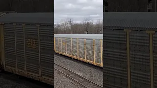 CSX Autorack Blocking the Diamonds in Marion, OH