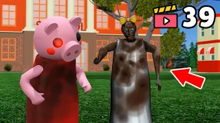 Granny vs Piggy vs secret excavations - funny horror school animation (Compilation #39)