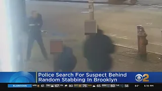 Police Search For Suspect Behind Random Stabbing In Brooklyn