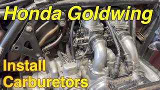 Honda Goldwing | Install Carburetors 🛵