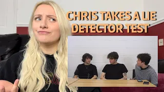 The Sturniolo Triplets Reaction Video, Chris gets hooked up to a lie detector test by Nick and Matt