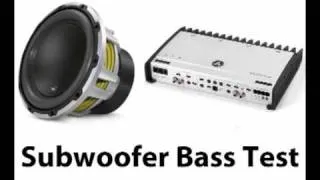 Ultimate Subwoofer Bass Test