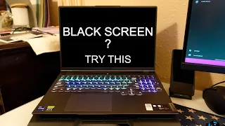 Lenovo Legion 7i | Laptop on Screen is Black | Try this first