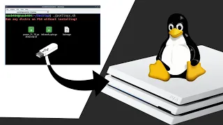 Run any PS4 Linux Distro on PS4 without installing | Alternate faster method to install Linux on PS4