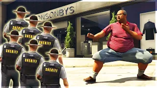 How Many Cops Does It Take To Arrest Habibi Father on GTA 5 Roleplay? Let's Find Out!