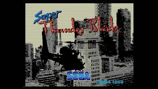 Super Thunder Blade - Real Sega Mega Drive (Genesis) Gameplay