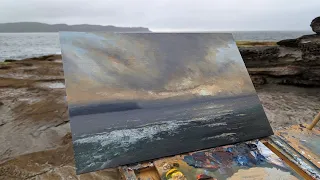 Painting The Sea - Oil Painting Demo
