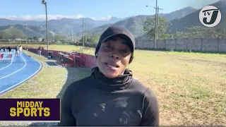 5X Olympic Champion Elaine Thompson-Herah Pleased with Training | TVJ Midday Sports News