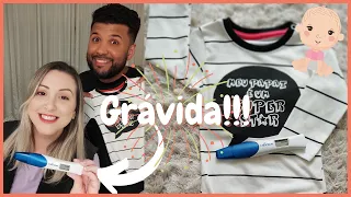 O DIA EM QUE DESCOBRI A GRAVIDEZ + REAÇÃO DO MARIDO!