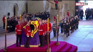 Los royals y los ciudadanos se despiden de Isabel II en una vigilia en Westminster Hall | ¡HOLA! TV