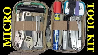 MICRO Pocket Tool Kit: 100 Items for Car, Truck, Bag, Kitchen Drawer etc.