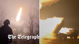 Deadly Ukrainian Himars attack flattens Russian barracks with hundreds of men inside