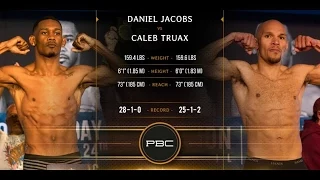 DANNY JACOBS VS CALEB TRUAX FULL WEIGH IN 4/23/15! JACOBS VS TRUAX PBC ON SPIKE TV 4/24/15!