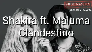 Shakira ft. Maluma Clandestino Letra