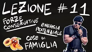 FISICA Teoria #11 - FORZE CONSERVATIVE, ENERGIA POTENZIALE (Peso ed Elastica)