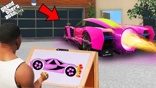 Franklin Find The Fastest Booster Super Car With The Help Of uses Magical Painting In Gta V