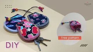 How to make key cover /key case /Easy sewing tutorial/Keyholder