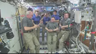 Expedition 48 Crew Hands Over the Space Station to Expedition 49