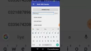 Free Bulk SMS Sender Android App Open Source