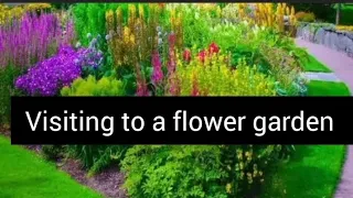 Visiting to a flower garden Paragraph|| Paragraph writing||#viral