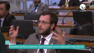 Conselho de Ética arquiva representação contra Filipe Barros - 11/03/21