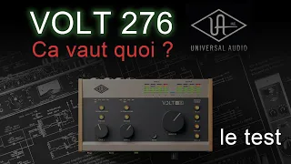 Universal Audio Volt 276: Le test